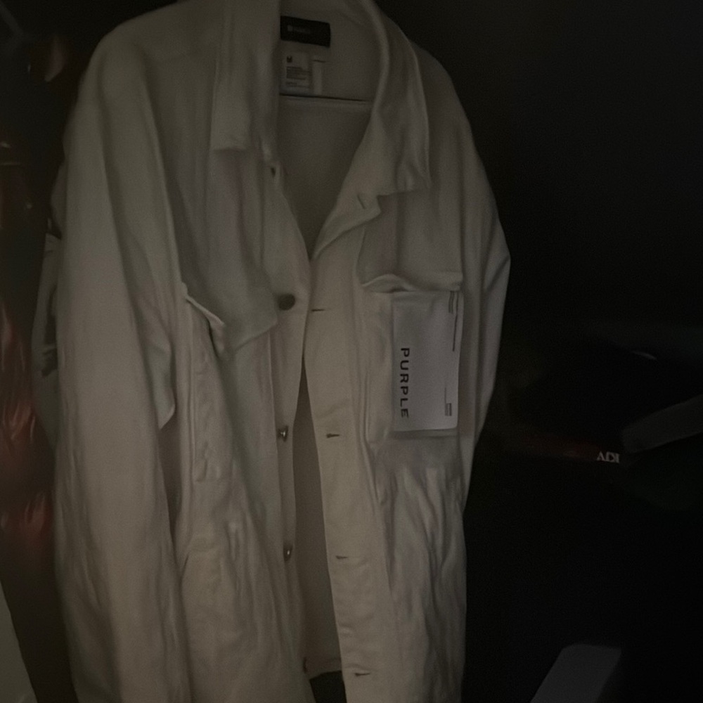 Purple Brand White Jacket